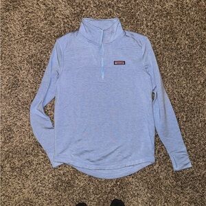 Vineyard Vines Sky Blue Half-Zip Pullover